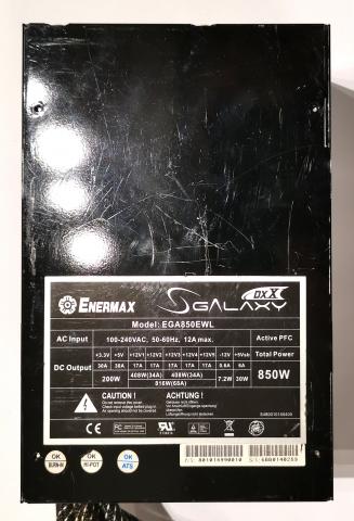 Bloc d'alimentation PC ENERMAX 850W ATX / E-ATX