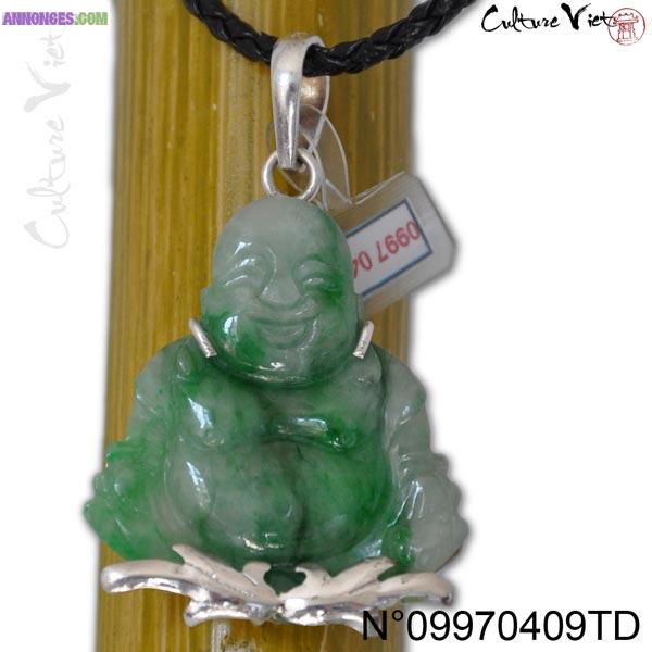 Idée cadeau pendentif Bouddha  Jade N°09970409TD