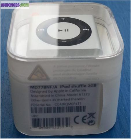 Ipod shuffle 2 go
