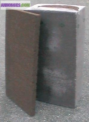 Liège en plaques ou vrac expansé noir