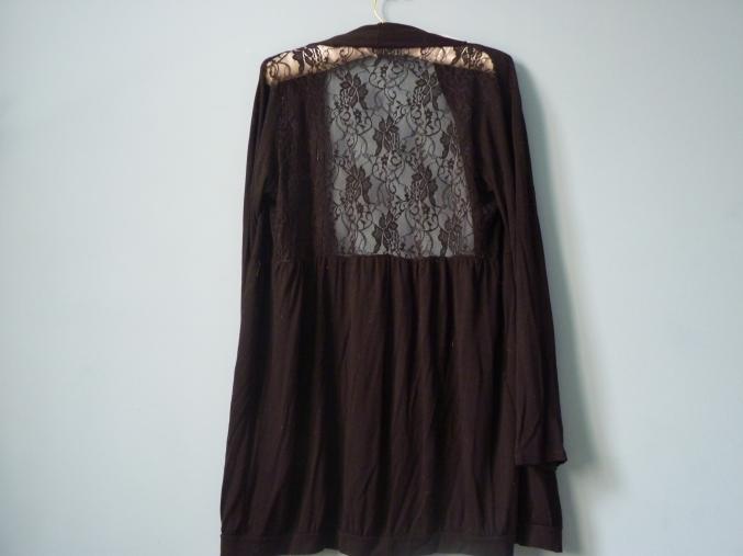 Gilet femme gemo noir 38 M dentelle TBE