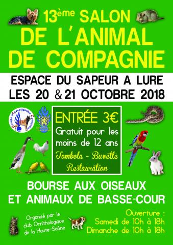 13ème Salon de l'animal de Compagnie à Lure 