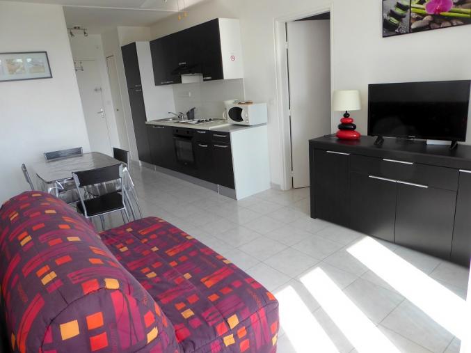 APPARTEMENT 2 PIÈCES AVEC UN PARKING A CARNON PLAGE. La plage est à 100 mètres