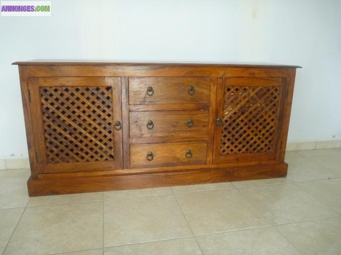 Meubles en bois sheesham.