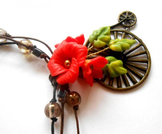 Collier promenade en printemps