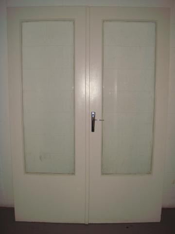 Double portes battantes vitrées