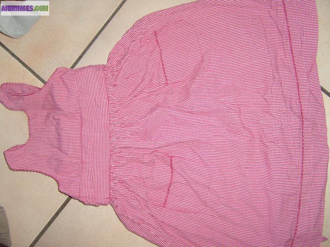 ROBE ROUGE VERT BAUDET