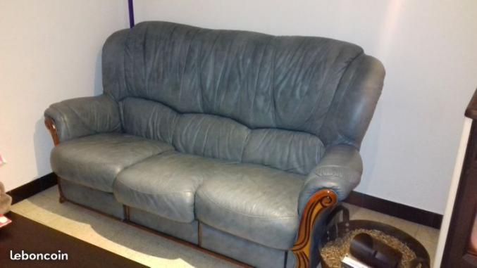 Canapé cuir