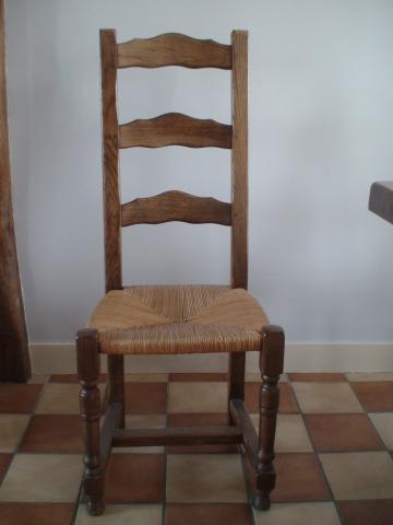 Table chene + 8 chaises