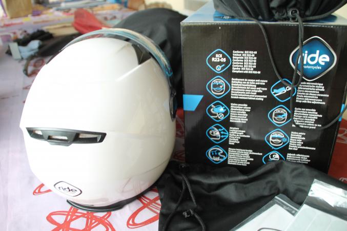 3 Casques Intégraux Ride double visière