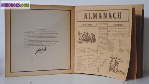 DISQUE VINYLE 33T MALICORNE "ALMANACH"