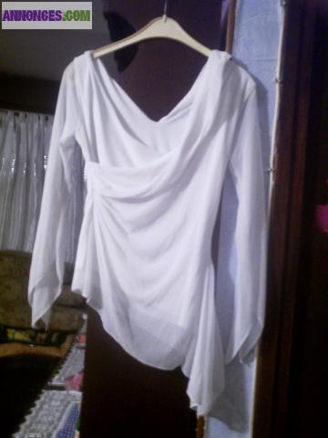 Tunique blanche t 1