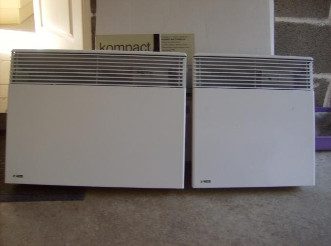Lot de deux radiateurs 