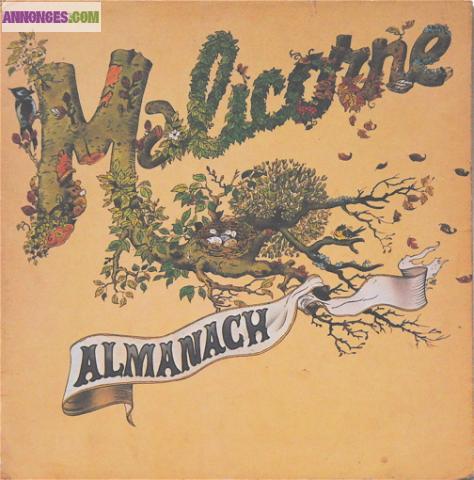 DISQUE VINYLE 33T MALICORNE "ALMANACH"
