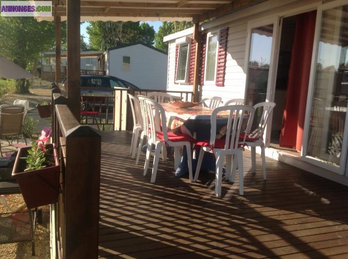 GRAND MOBILHOME NEUF CLIMATISE 8 PLACES