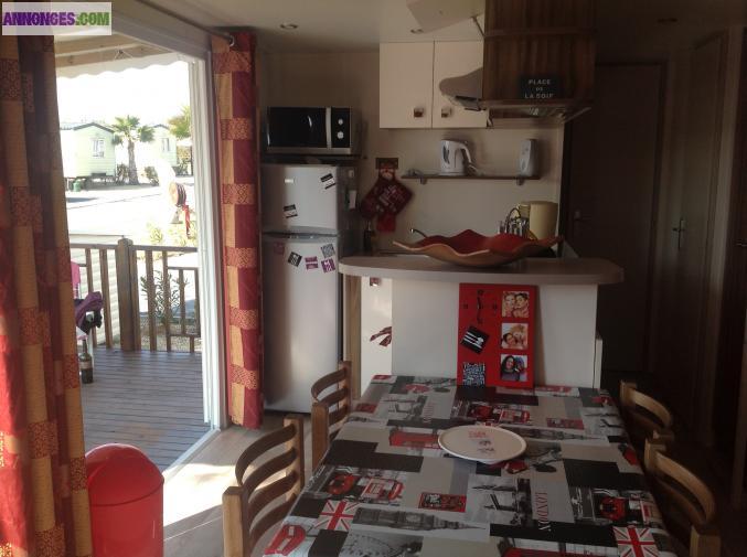 GRAND MOBILHOME NEUF CLIMATISE 8 PLACES