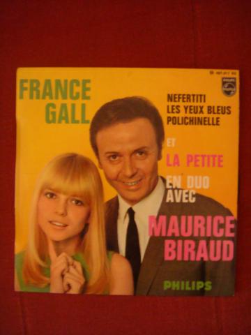 Disque vinyl 45 tours 4 titres "La petite" de France GALL et M.BIRAUDl