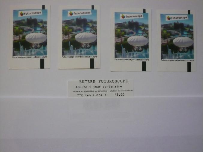 BILLETS FUTUROSCOPE ADULTES