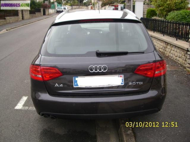 AUDI A4 avant(break)2.0 TDI 143ch Ambiente.