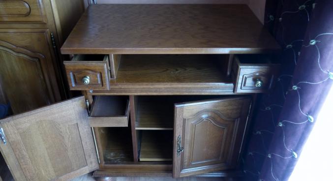 MEUBLE TELE CHAÎNE FONCE