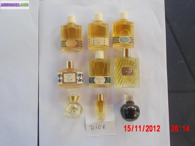 Miniatures de parfums