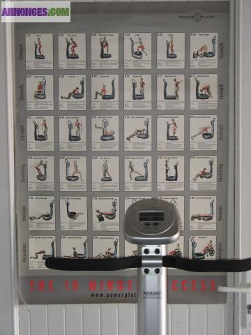 Plate forme vibrante power plate