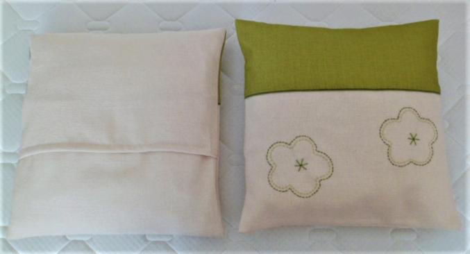 2 enveloppes de coussins 