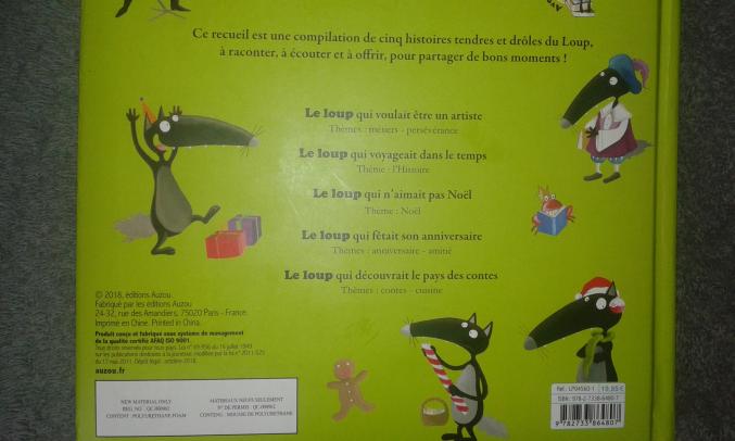 MES PLUS BELLES HISTOIRES DE LOUP  (5 histoires) – 5 euros 