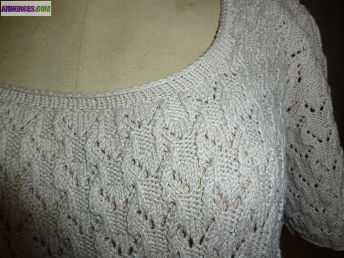 Pull manches courtes