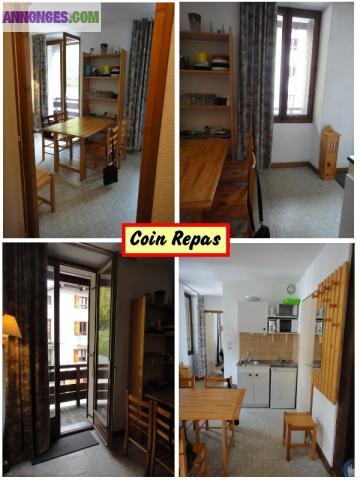 T2 A VENDRE MEUBLE ET EQUIPE POUR 6 PERSONNES MONTAGNE