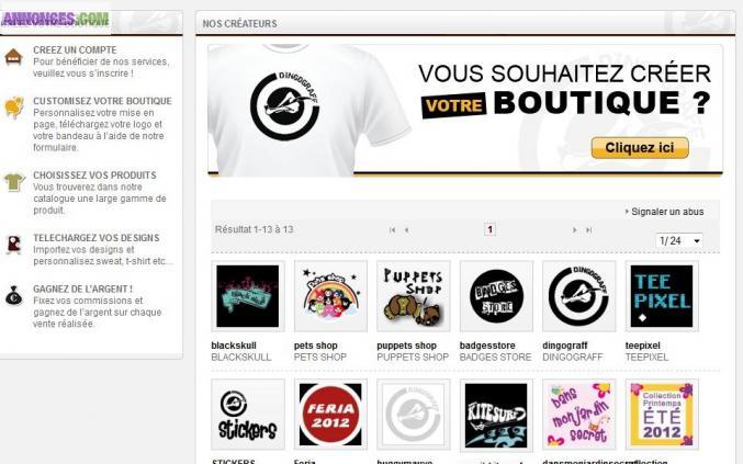 DINGOGRAFF - Site e-commerce