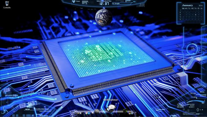 Ordinateur de bureau 1to, 4go ram clavier+souris