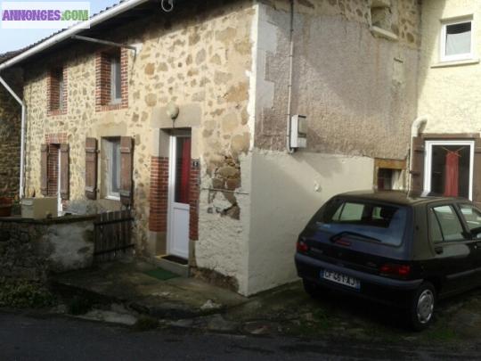 Maison 80m2 avec 1000m2 de terrain constructible