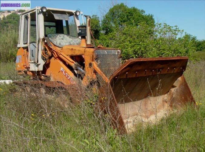 Bull Chenille Chargeur Fiat Hitachi FL175 Godet