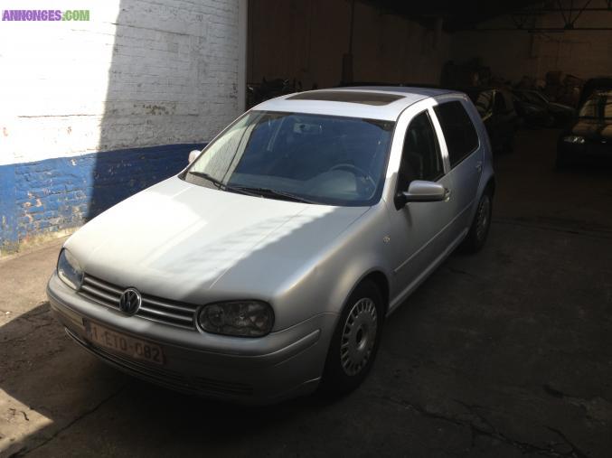 Vw golf4tdi 5 portes toit ouvrant avec controle technique