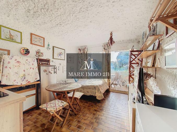 Beau Studio avec terrasse et vue Dégagée