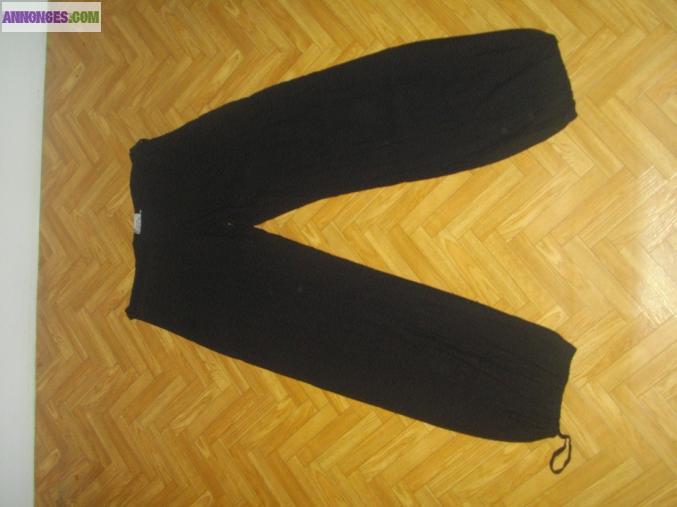 Pantalon noir,neuf, 100% coton, taille L
