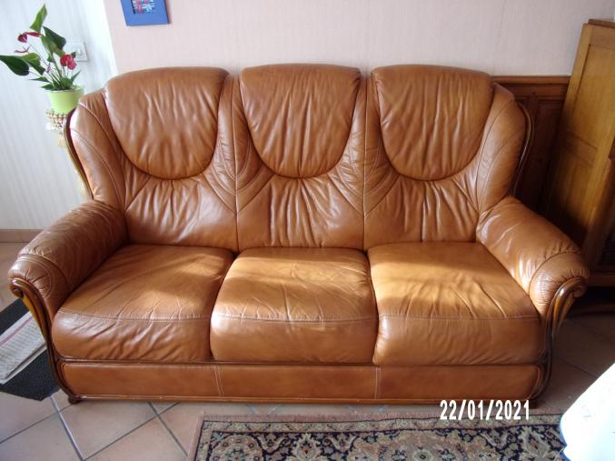 Canapé et 2 fauteuils