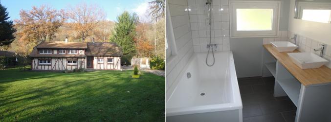 Maison normande atypique sans vis à vis.