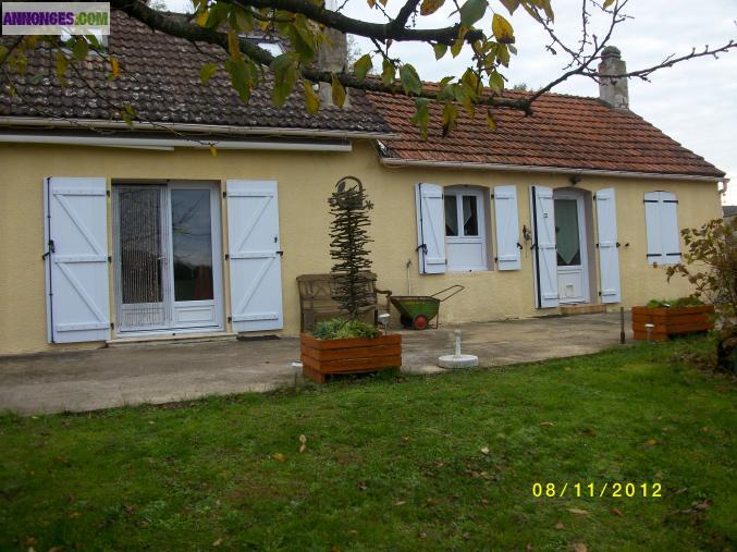 Maison ancienne rénovée avec piscine hors sol