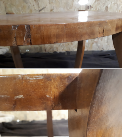 Table d'appoint style 1950