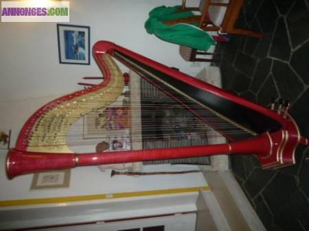 Harpe de concert camac electroacoustique atlandide