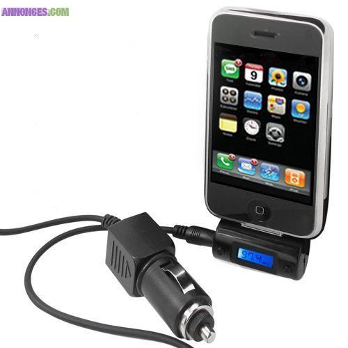 TRANSMETTEUR FM POUR IPHONE 3, 4, 4S NEUF