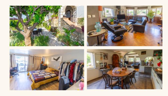 Une configuration unique – 3 espaces indépendants à Cagnes-sur-Mer