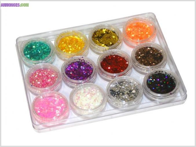 Set de Manucure Design (Paillettes) 