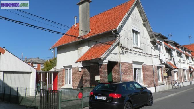 Maisaon + garage + 2 terrains