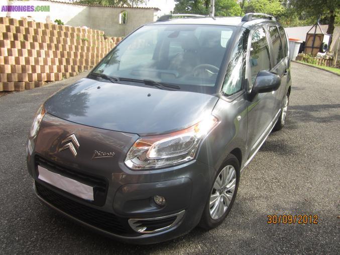 C3PICASSO HDI 92CV EXCLUSIVE 2012 9000KM