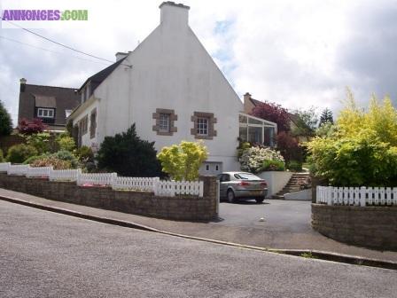Maison individuelle Néo Bretonne, jardin