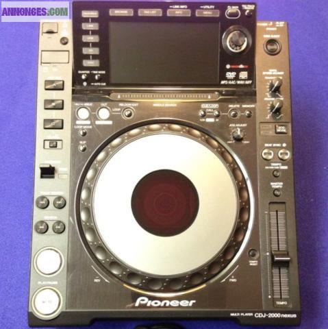 2PIONEER CDJ 2000 NEXUS ET DJM 2000 bon état DJ