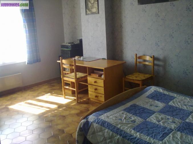 T3 de 57m2 dans villa, tout confort, à 3km des plages, avec jardin dans quartier calme, proche commodités, parking.